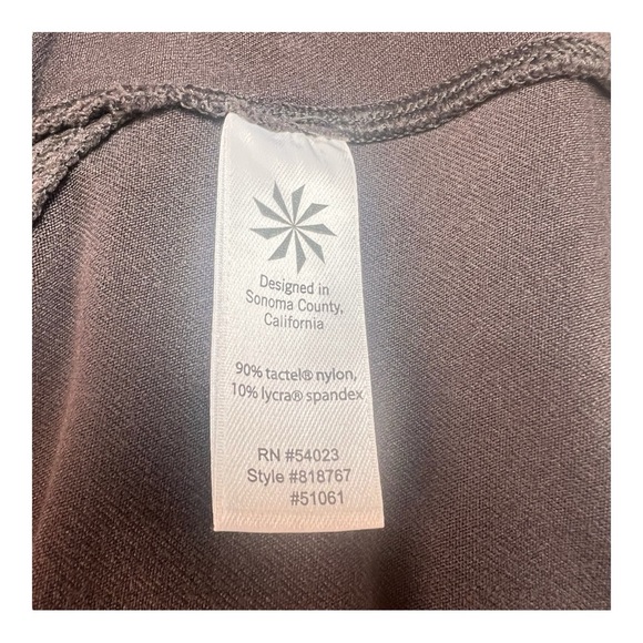 Athleta Women’s Fit Flare Everyday Skirt Brown Illusion Slit Zip Pocket XXS - Picture 10 of 11